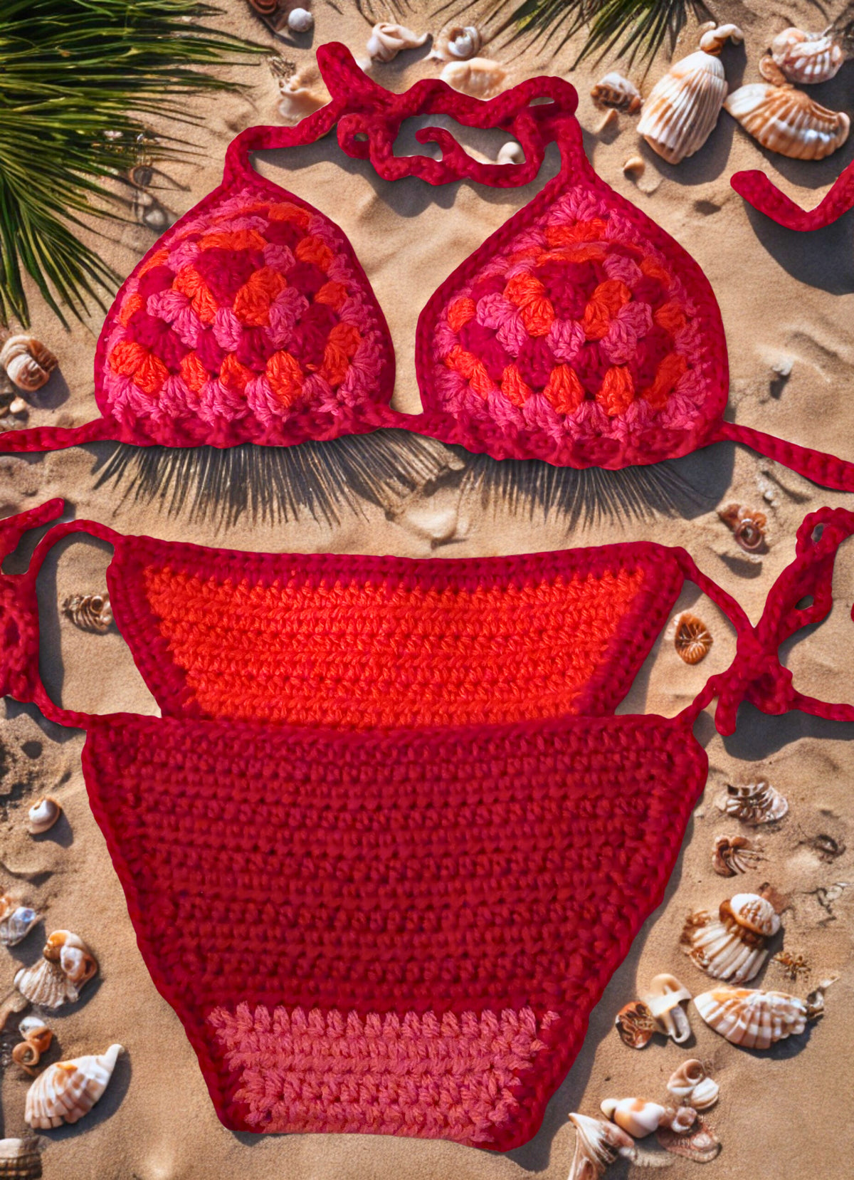 Pinks and Orange Bikini