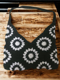 Midnight daisy Granny bag