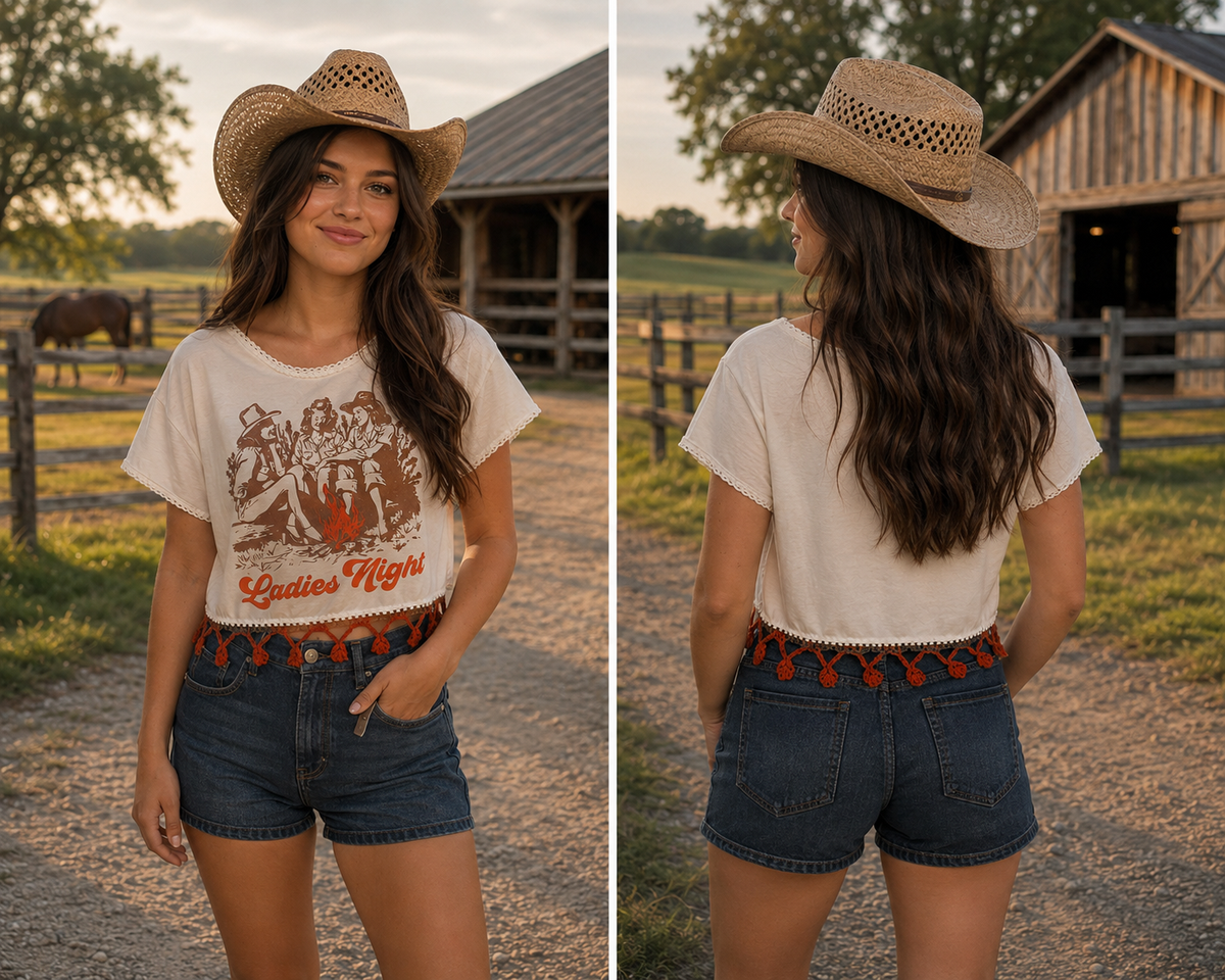 Cowgirls Night Out Tee